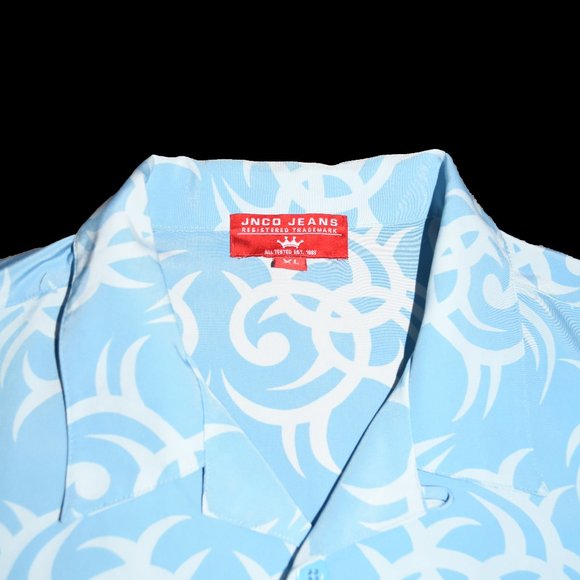 JNCO Jeans Short Sleeve Button Up - Picture 2 of 3